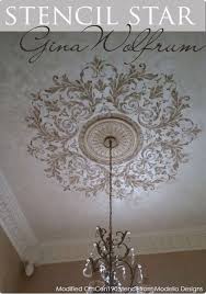 Pin By Zuzana Muchova On Home Deco Ideas In 2020 Ceiling Medallions Stencils Wall Faux Painting