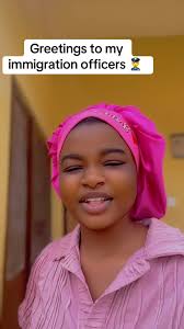 Greeting Immigration Officers with Humor