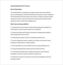 Previous real estate experience and real estate license an asset but not required. Receptionist Job Description Template 11 Free Word Pdf Format Download Free Premium Templates