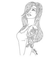 Use them in art projects, decorate binders or books or create your own cool tattoos. 98 Body Art Tattoo Coloring Pages For Adults Ideas Coloring Pages Art Tattoo Body Art Tattoos