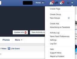Log in to your facebook account. Setting Or Changing Facebook Profile Username