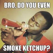 Bro, do you even smoke ketchup? : r/funny