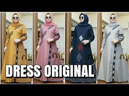 Anda dapat dengan mudah menemukan gamis syar'i remaja.kali ini kami akan mengulas tips memilih gamis syar'i untuk anda. 33 Model Baju Gamis Terbaru Original Branded Populer 2020 2021 Youtube Gaun Pola Pakaian Model