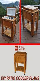 Diy Patio Cooler Ice Chest Project Patio Cooler Wood Diy Diy Cooler