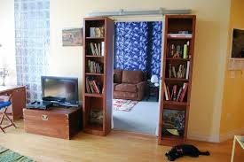 Maybe you would like to learn more about one of these? Bookcase Doors From Apartment Therapy And Beyond Sliding Bookcase Bookcase Doors Sliding Bookshelf