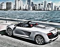 Audi R8 Spyder White Convertible Red Interior With A V10 3 Audi R8 Spyder Audi R8 Audi Cars