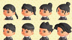 Did you ever come across with such an overlapping cuteness? Animal Crossing New Horizons Switch Hair Guide Polygon