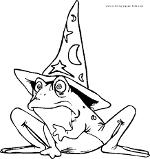 Frog Wizzard Color Page Wizard Witch Magic Color Page Fantasy Medieval Coloring Pages Color Plate Coloring Frosch Malvorlagen Malvorlagen Halloween Ausmalen