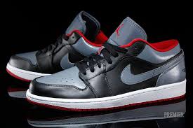 By now, most of us have heard about when the nba banned michael jordan from wearing a black and red shoe in 1985. Air Jordan 1 Retro Low Black Cool Grey Gym Red Sole Collector