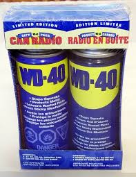 Vintage Wd 40 Novelty Am Fm Radio Gift Pack Also Contains 11 Oz Wd 40 Aerosol Can Canadian Version Sealed Package Radio Fm Radio Old Radios