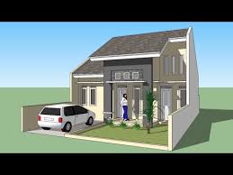 Gambar rumah minimalis dengan bentuk kotak atau kubus, banyak arsitek merancang rumah minimalis seperti ini. Sketchup Membuat Design Rumah Minimalis 1 Lantai Youtube