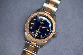 Maybe you would like to learn more about one of these? Oris Divers Sixty Five Bi Colour Bico Steel And Bronze Bracelet 14 Jpg Watchlounge