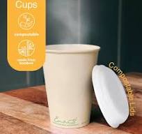 100% Compostable Disposable Coffee Cups with Lids [12oz 80 Set] — Earth's  Natural Alternative®