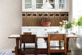 country kitchen wallpaper decorating