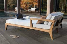 Zenhit Daybed By Royal Botania Now Available At Haute Living Teak Patio Furniture Outdoor Furniture Royal Botania
