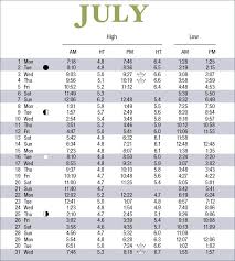 2019 tide tables scdhec