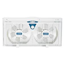 Bionaire Twin Reversible Airflow Window Fan Lasko 2138 8 Inch Electrically Reversible Twin Window Fan With Thermostat 2 Speed Window Fans Lasko Window Fitting