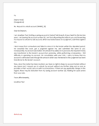 From traveling to a new city to your regular bank branch closing, there are plenty of scenarios where you might find yourself needing to check your bank balance but unable to do so using your usual means. Request Letter To Unlock Bank Account Document Hub