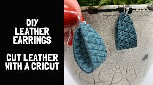 I'll take you step by step on how i designed the mermaid earring. How To Make Leather Earrings With Cricut Maker Youtube
