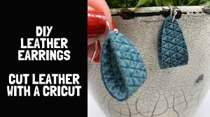 Become a cricut pro today! How To Make Leather Earrings With Cricut Maker Youtube