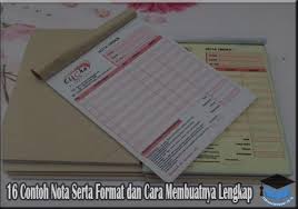 4 informasi penting dalam nota penjualan. 16 Contoh Nota Serta Format Dan Cara Membuatnya Lengkap