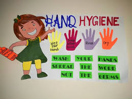 hand hygiene hand wash steps chart for kids education