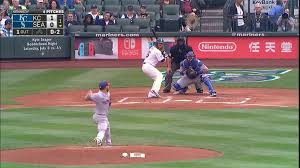 Ben Gamel strikes out swinging, catcher Salvador Perez to first baseman  Eric Hosmer. | 07/03/2017 | Seattle Mariners