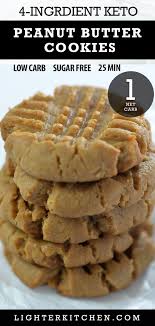 4 Ingredient Keto Peanut Butter Cookies Soft Or Crunchy In 2020 Sugar Free Peanut Butter Cookies Keto Peanut Butter Cookies Sugar Free Peanut Butter