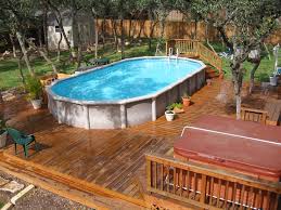 Always dig out high patches instead of. 15x30 Oval Pool Traditional Pool Austin By The Above Ground Pool Spa Company Houzz