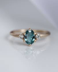 Isn T The Color Of This Fair Trade Sapphire Dreamy We Customized Our Prong Engagement Rings Sapphire Oval Sapphire Engagement Ring Vintage Engagement Rings