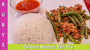 Green Beans Keema Stir Fry Chinese Recipe In Urdu Hindi Rkk Youtube Chinese Recipes In Urdu Green Beans Indian Food Recipes