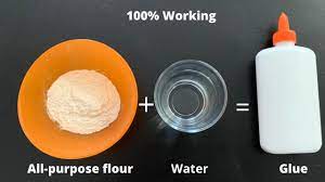 Now pour in your warm water and start stirring to combine the ingredients together. How To Make Glue At Home With Flour Easy Homemade Glue All Purpose Flour Glue 100 Working Youtube