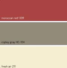 Red Gray Cream House Paint Color Combination Paint Colors For Home Red Paint Colors