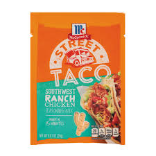 No worries — just mix up. Mccormick Street Taco Southwest Ranch Chicken Seasoning Mix Mccormick