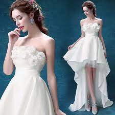 Home My Wedding Ideas Wedding Dresses High Low Strapless Party Dress Hi Low Wedding Dress