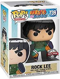 Amazon Com Funko Pop Animation Naruto Shippuden Rock Lee Exclusive Toys Games Funko Pop Anime Rock Lee Funko Pop