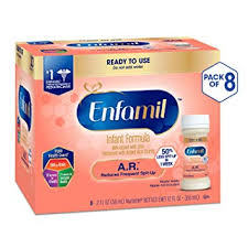 Enfamil Ar Ready To Feed Spit Up Baby Formula Milk 2 Fluid Ounce Nursette 48 Count Omega 3 Dha Probiotics Immune Brain Support