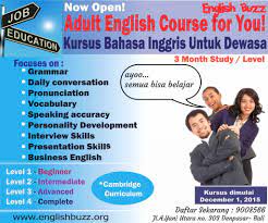 Check spelling or type a new query. Kursus Bahasa Inggris Untuk Dewasa English Buzz English For Young Learners