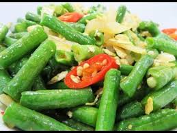 Rendang daging or rendang rembau: Sayur Kacang Tumis Kari Youtube