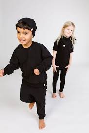 Black Clothing Set Set Of 7 Twinning Clothes Minimalist Kids Clothing Simple Children Clothing Kids Outfits Kids Clothes Diy Online Kids Clothes