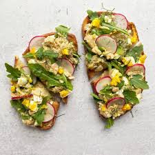 For The Best Egg Salad Skip The Mayo Grab The Beans Egg Salad Cooking Stuffed Peppers