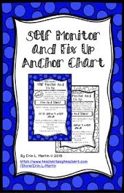 Monitor And Fix Up Reading Strategy Anchor Chart