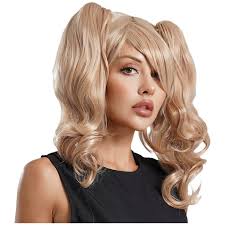 Rhea White Cosplay Pigtails Wig Phoebe Classic White Wig