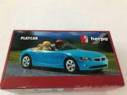 Playmobil Herpa Bmw Z4 Yellow Car With 2 Figures Rare Collectible Limited Edtn Bmw Z4 Yellow Car Bmw