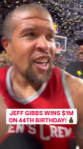 JEFF GIBBS JUST WON $1 MILLION ON HIS 44TH BIRTHDAY!!!! 🏆💰 CONGRATS TO  THE 2x TBT CHAMP. #tbt #thebasketballtournament #basketball #ohiostate  #ohiostatebuckeyes #money #onemillion #champions