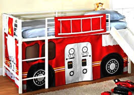 Design eye or perhaps a big kids beds theme bedrooms theme decor fire engine bedrooms theme bedrooms baby boy beds also are you find decorating ideas cool. Fireman Boys Firetruck Bunk Bed Curtains Set Loft Furniture Kids Toddler Bedroom Bed Curtains Toddler Bedrooms Fireman Room