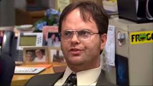 In the The Office episode Launch Party (S4E3), Dwight is shown having not  shaved in a couple of days or so. This is a stubble reference :  r/shittymoviedetails