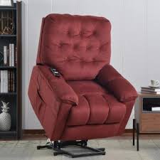 Recline and relish in superior comfort. Red Recliners Living Room Furniture The Home Depot