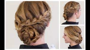 Rest of the hair is kept neatly combed. Braids In A Updo Novocom Top