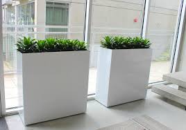 Le tauci plant pots, large planter ceramic, 8.3+6.3+4.5 inch pots for plants with drainage holes, garden planters outdoor, indoor house plants, cylinder modern planter for home, set of 3, white. Modern Elite Divider Planter Modern Planters Rectangular Planters Planters